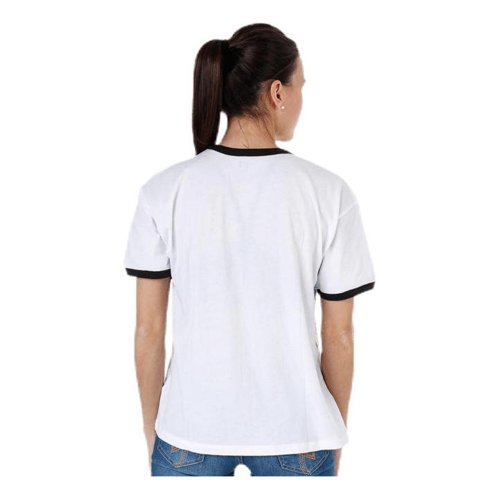 Carry My Board Ringer Tee White/Black