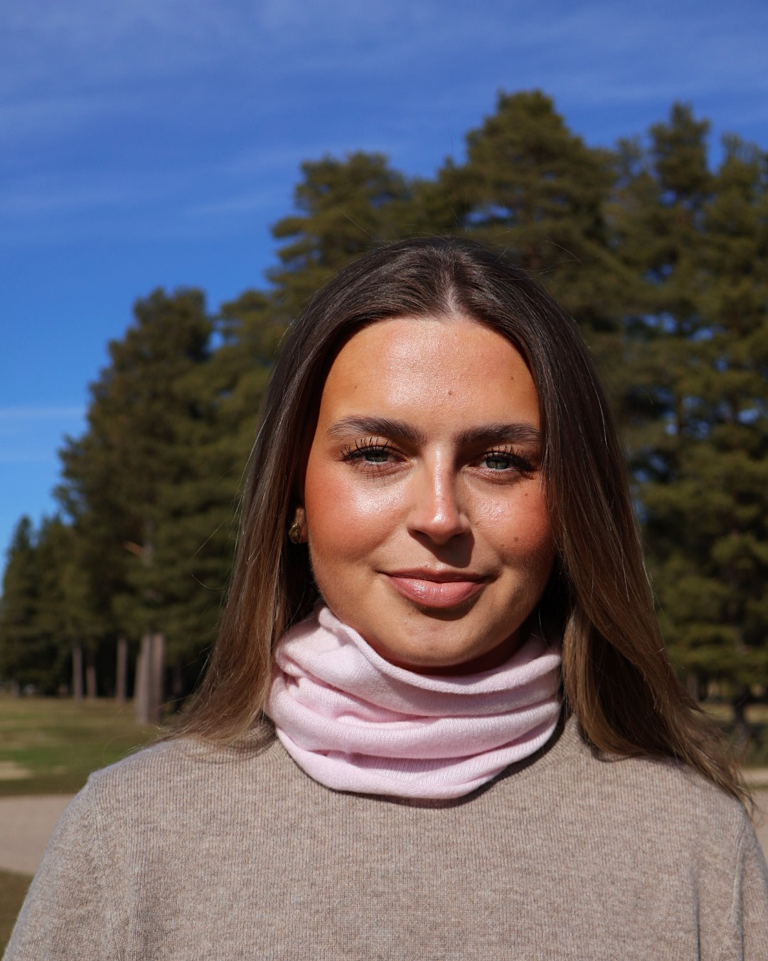 Cashmere Neckwarmer Pink