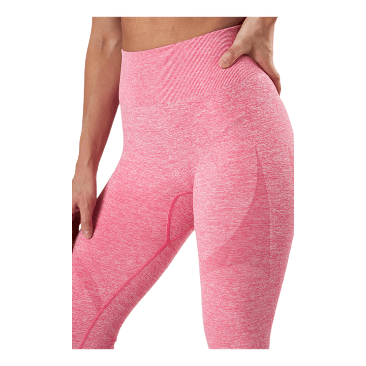 Fitness Melange Tights Pink