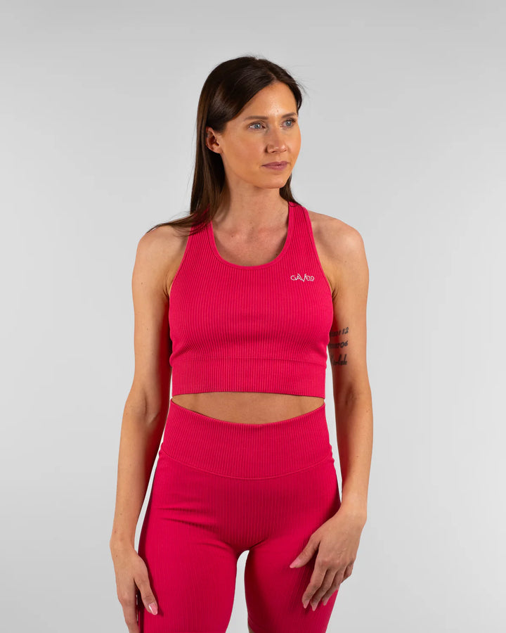 Ribbed Seamless Sport Bra