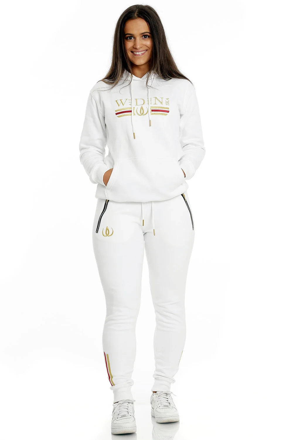Deluxe Joggers White