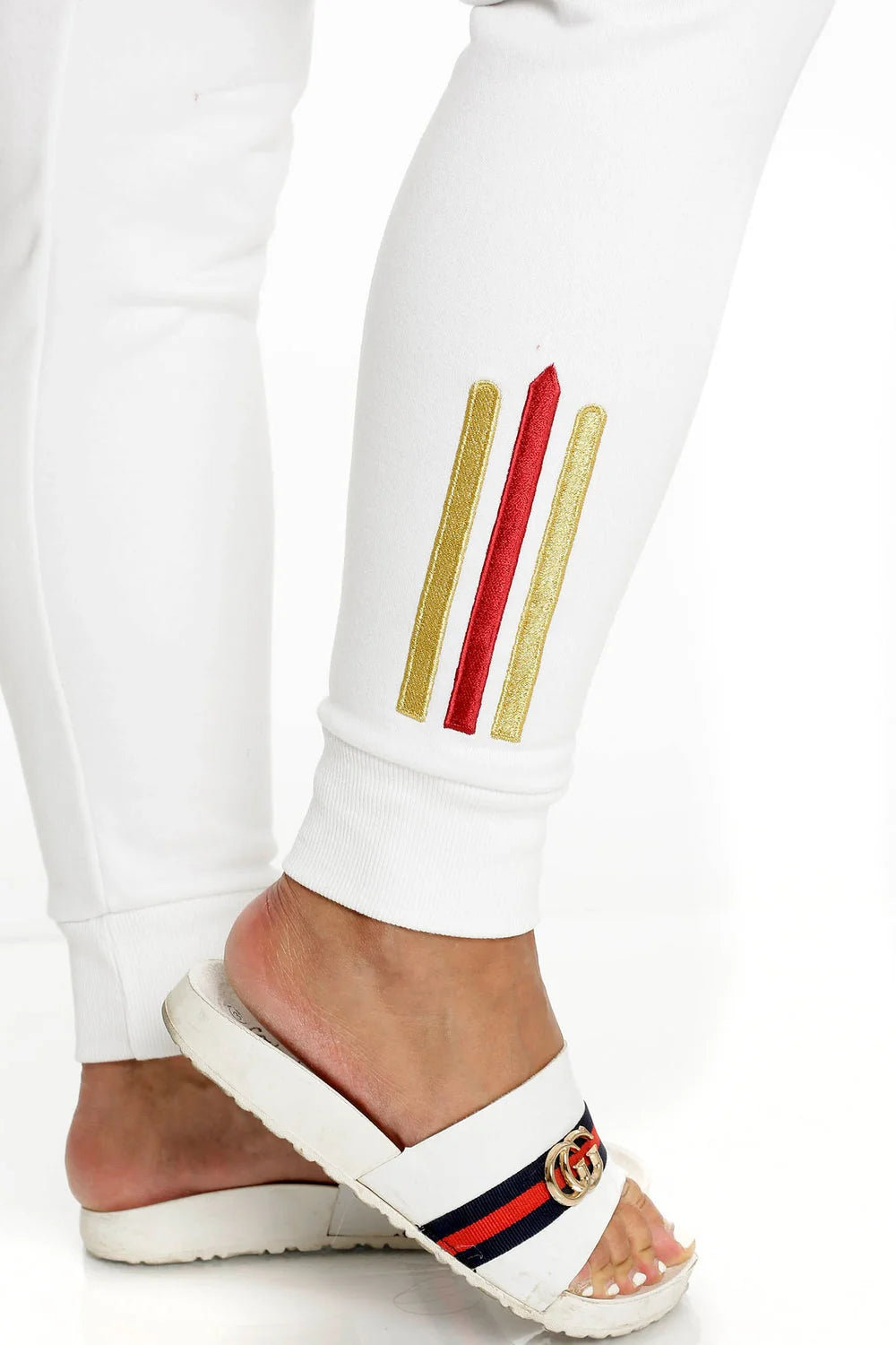 Deluxe Joggers White