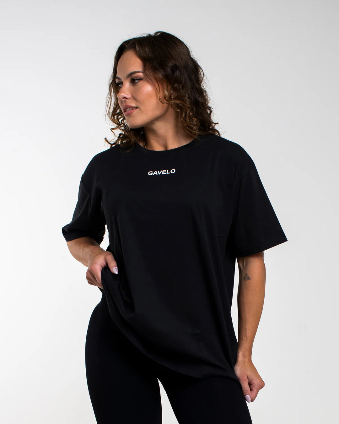 Statement Oversize Tee Black