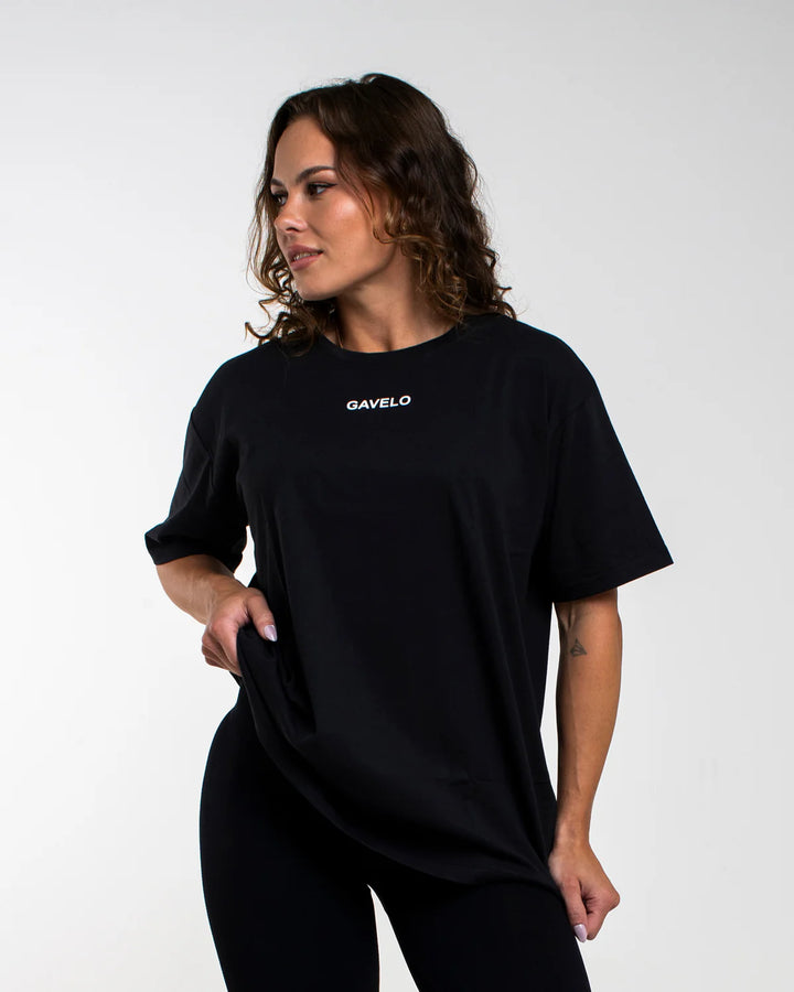 Statement Oversize Tee Black