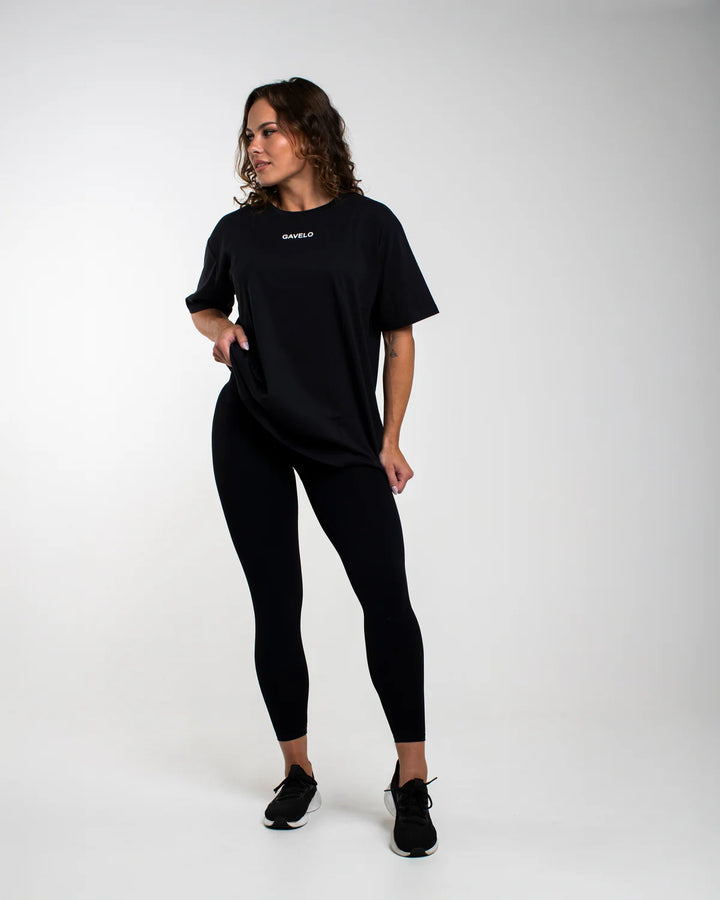 Statement Oversize Tee Black