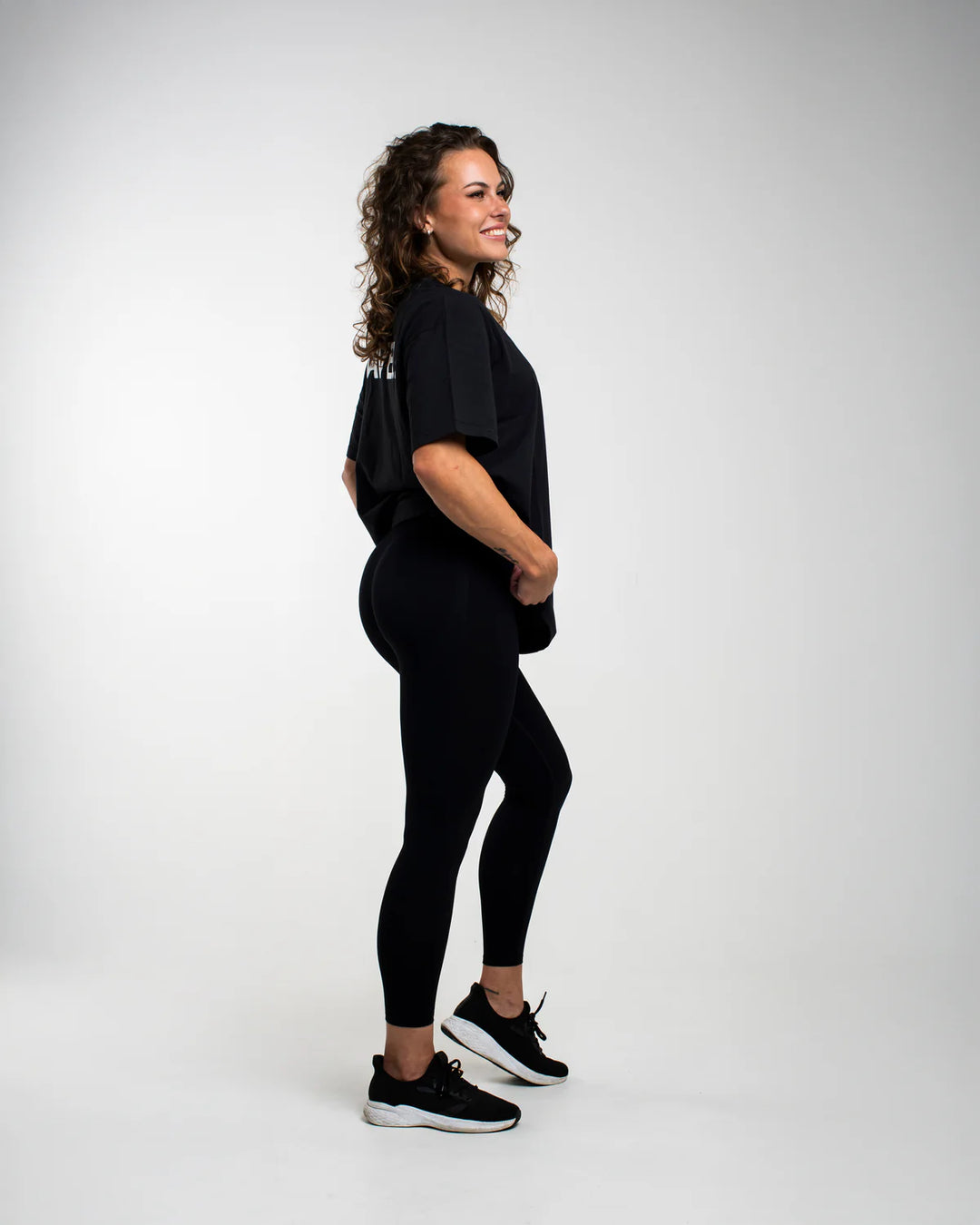 Statement Oversize Tee Black