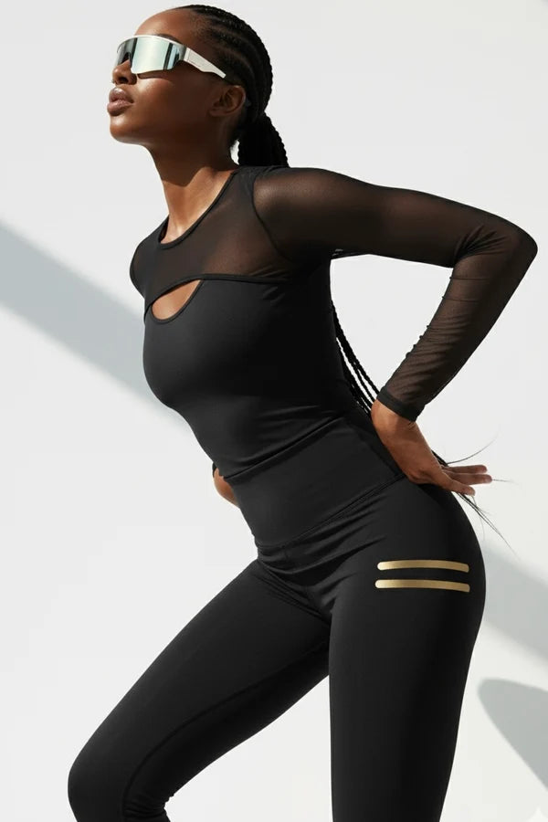 Edge Mesh Long Sleeve