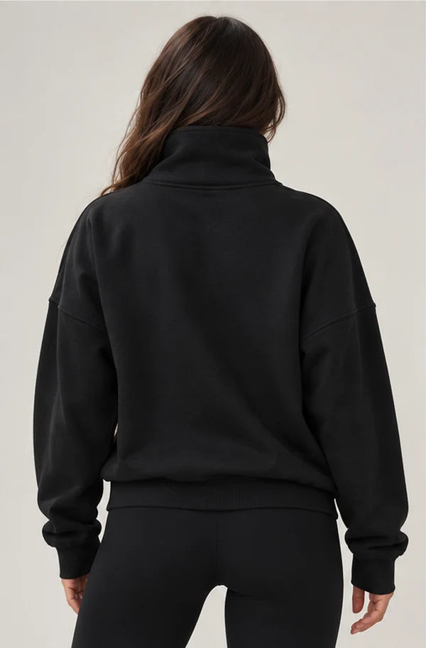 Edge Cozy Half Zip Sweater
