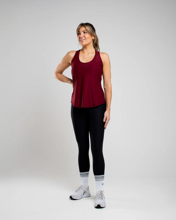 Pace Tank Top Burgundy