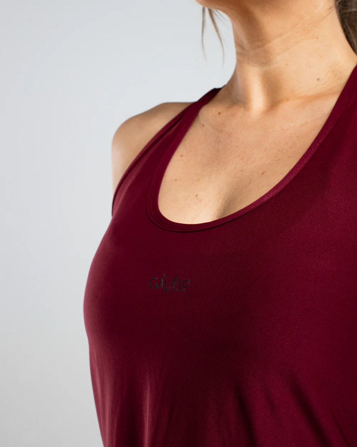 Pace Tank Top Burgundy
