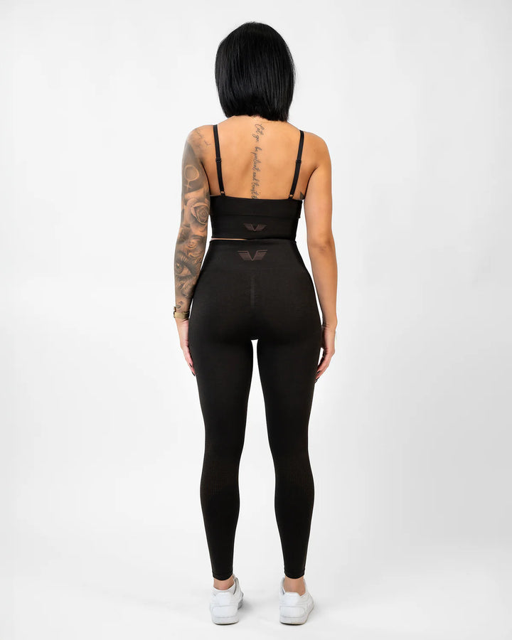 Seamless Booster Melange Tight Mocha
