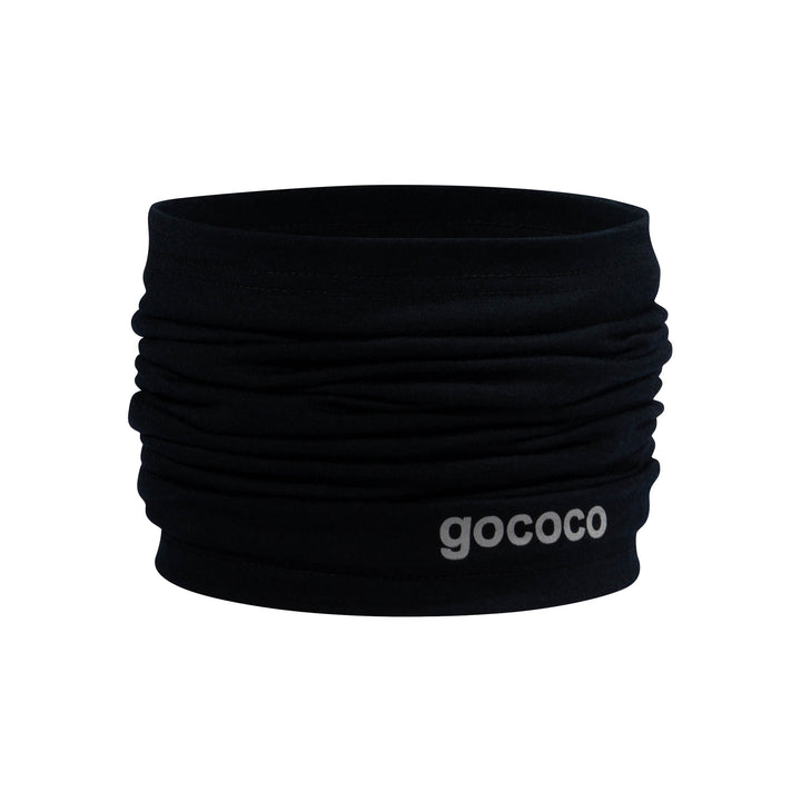 Straight Headband Wool Black
