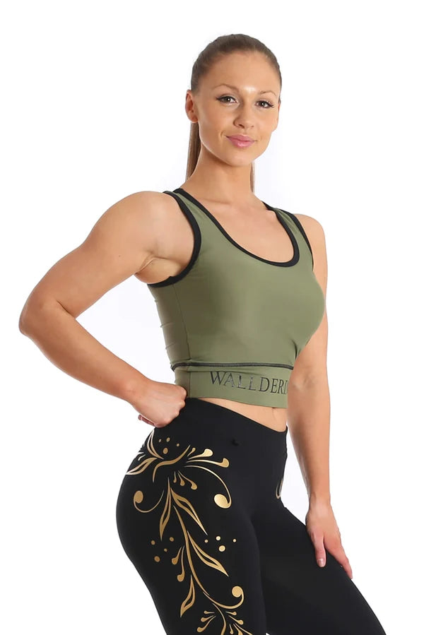 Green Crop Top
