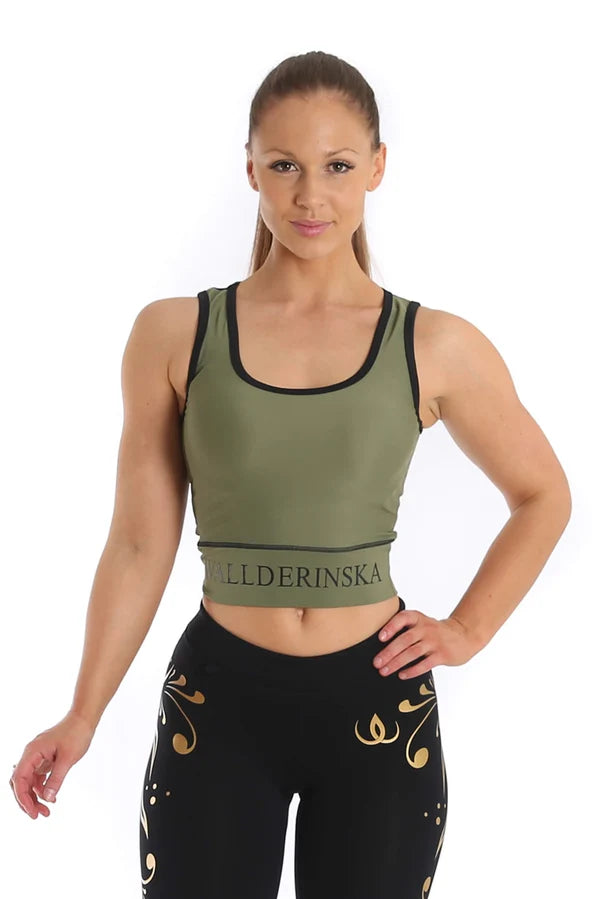 Green Crop Top
