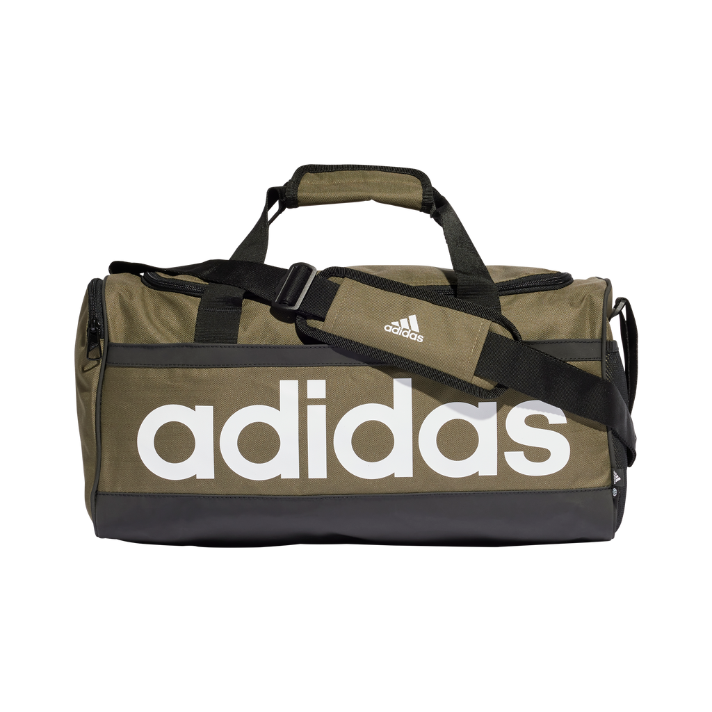 Essentials Linear Duffel Bag Medium Olive Strata / Black