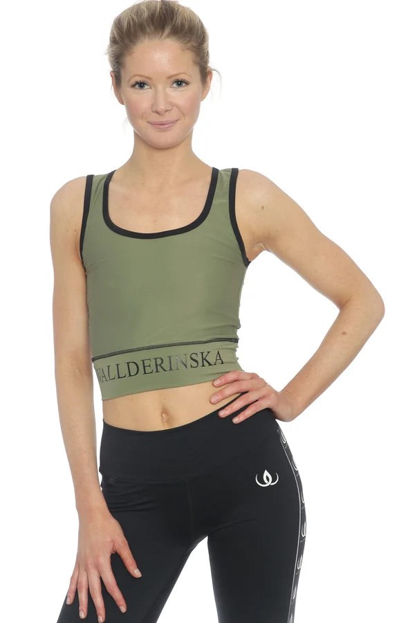 Green Crop Top