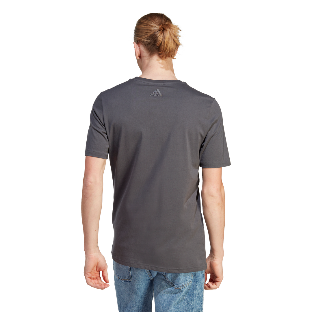 Essentials Single Jersey Big Logo T-Shirt Dark Grey