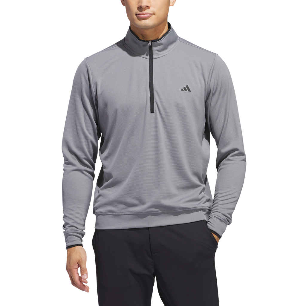 Lightweight Half-Zip Top Grey Three