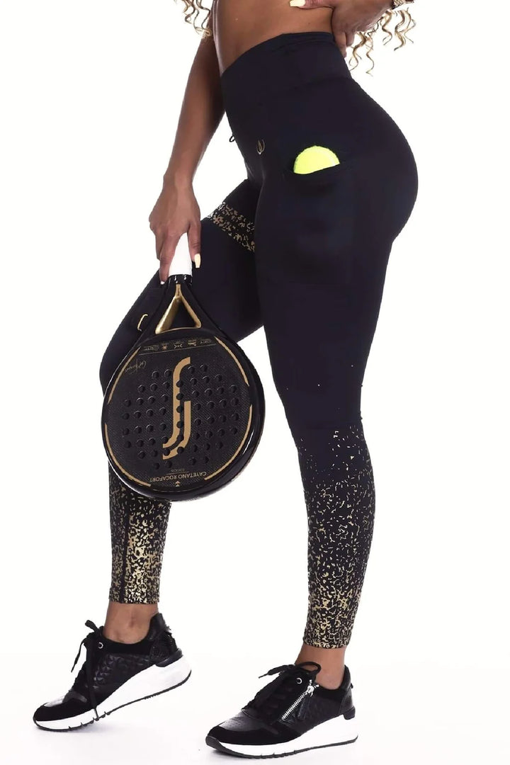 Iconic Pocket Tights Gold