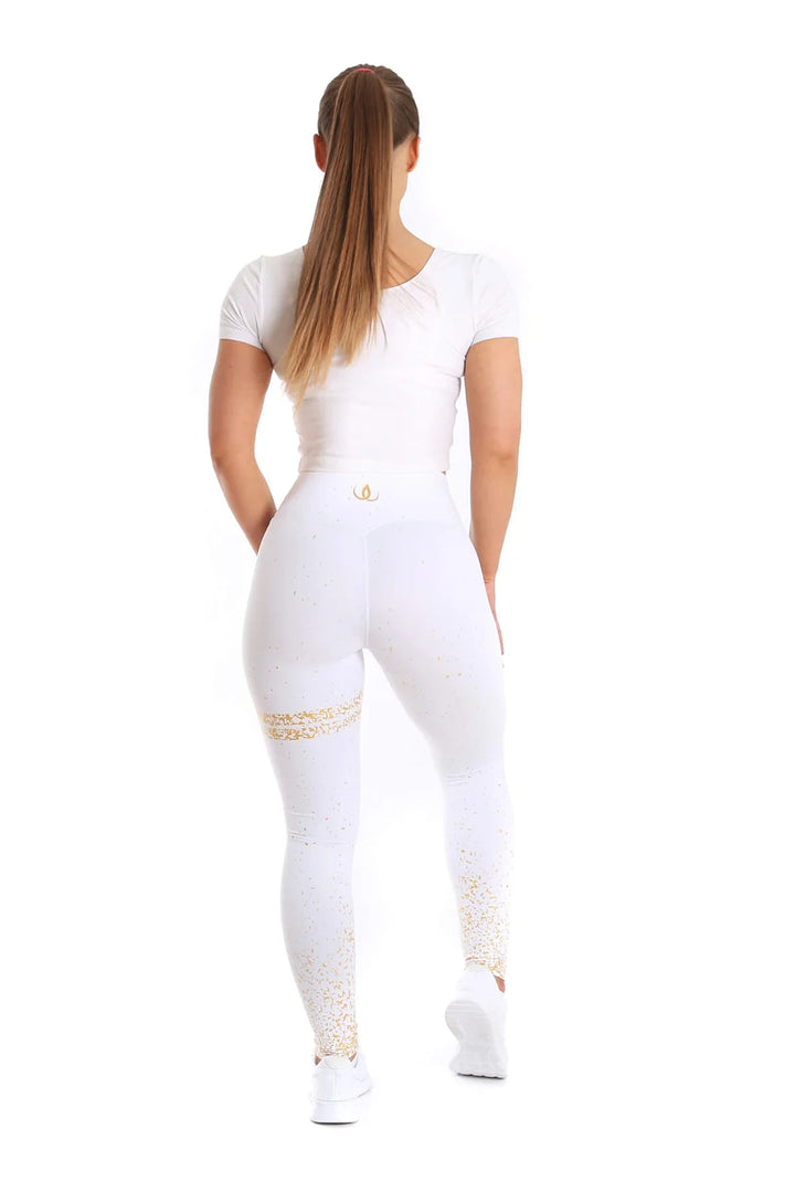 Iconic White Training Tights
