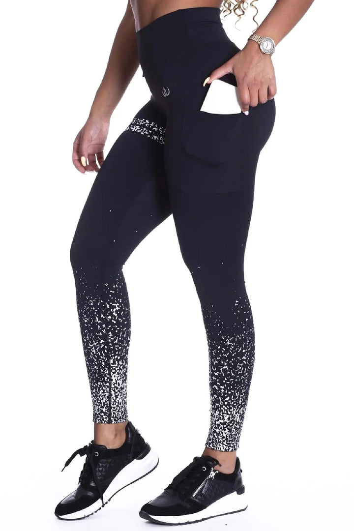 Iconic Silver Pocket Tights