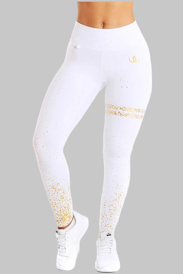 Iconic White Training Tights