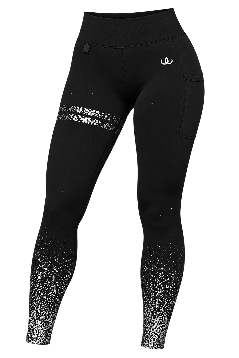 Iconic Silver Pocket Tights