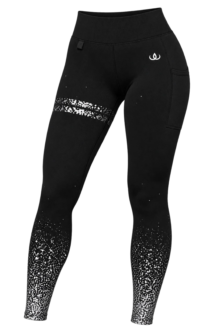 Iconic Silver Pocket Tights