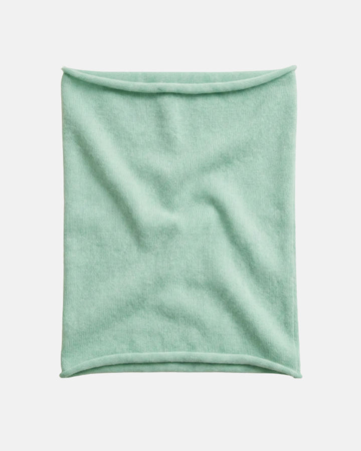 Cashmere Neckwarmer Cyan