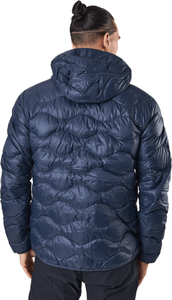 M Helium Down Hood Jacket Blue Shadow