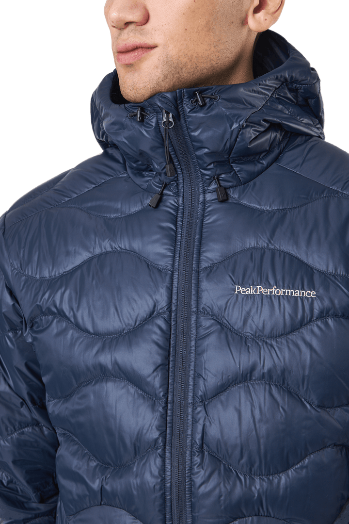 M Helium Down Hood Jacket Blue Shadow