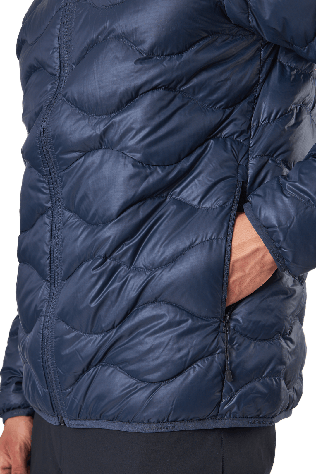 M Helium Down Hood Jacket Blue Shadow