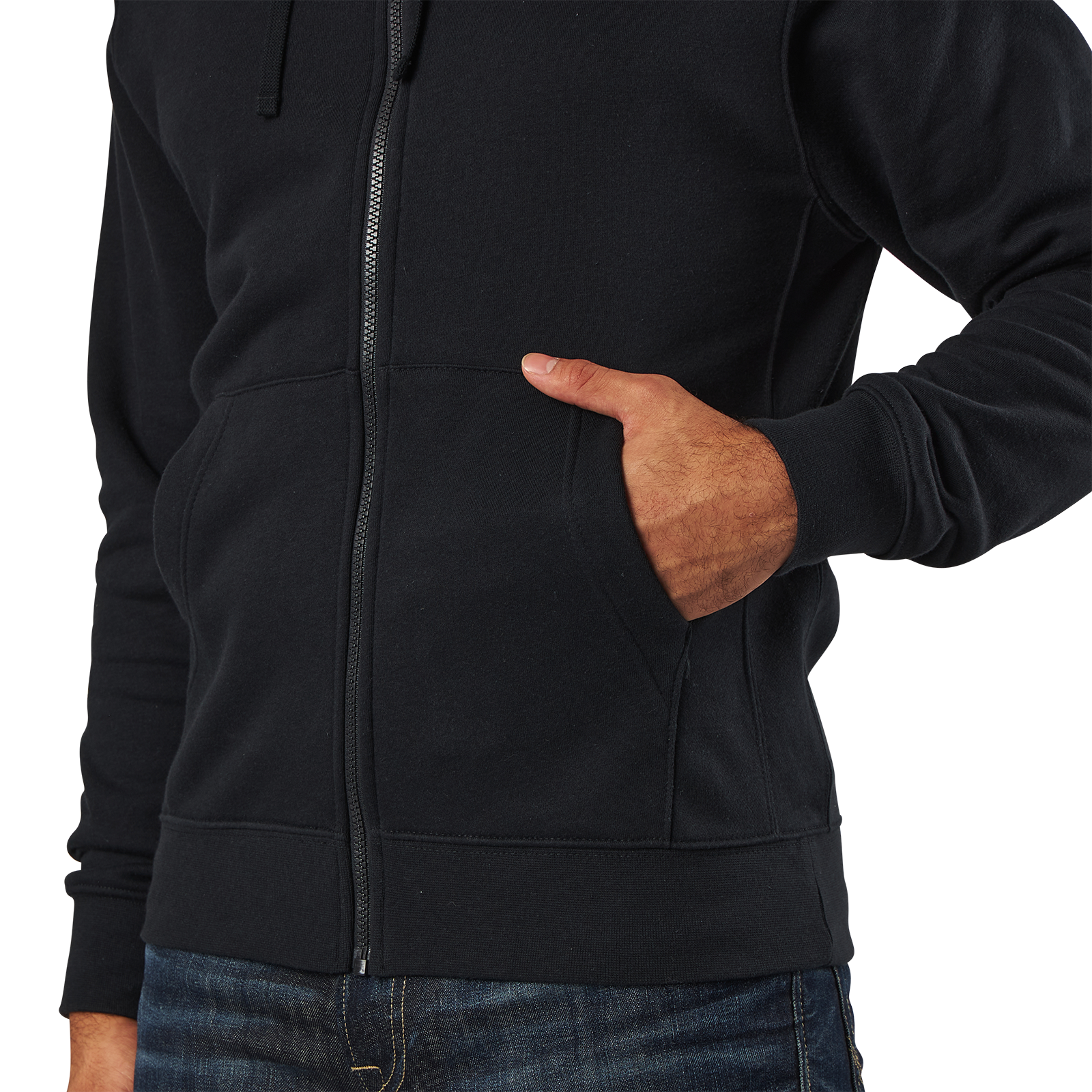 nike men's club swoosh full zip hoodie