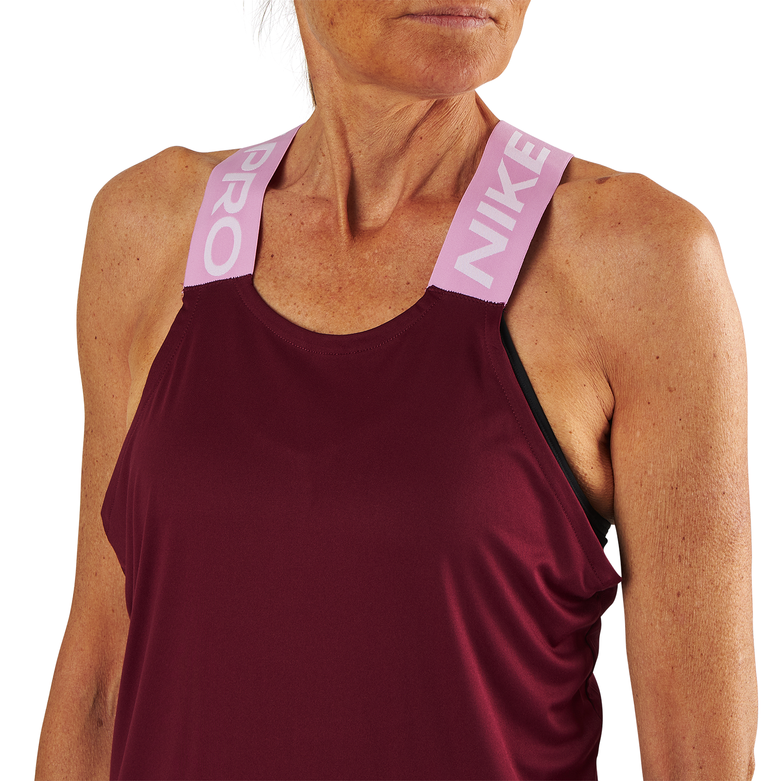 red and black nike tank top