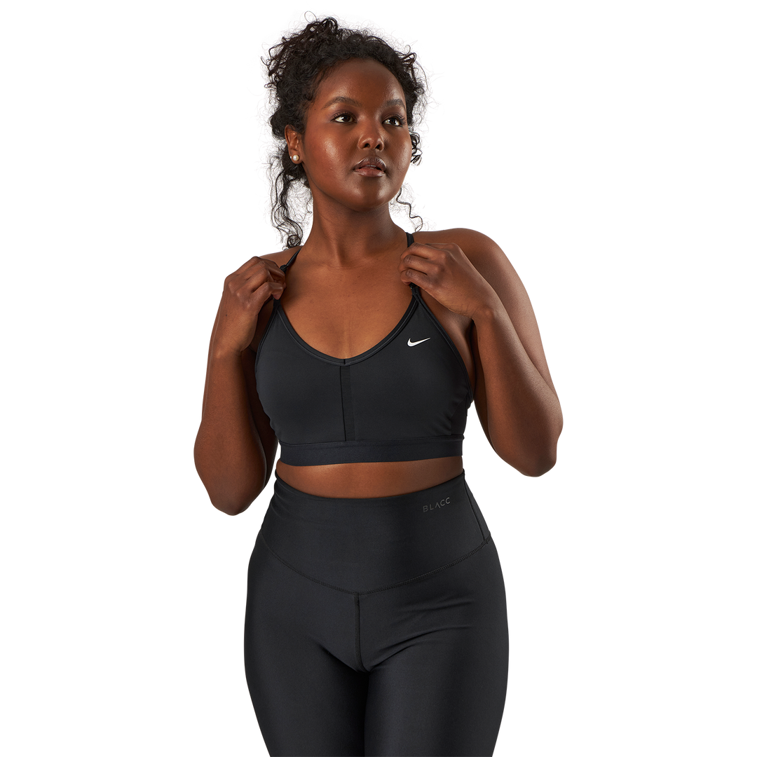 Nike v neck sports bra cheap