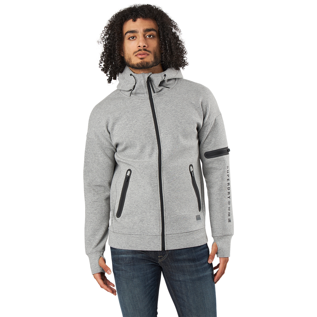 Training Gymtech Ziphood Grey Marl