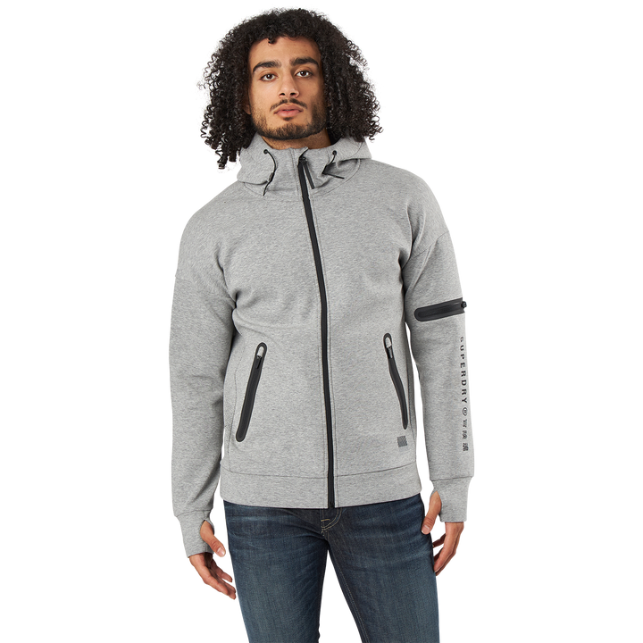 Training Gymtech Ziphood Grey Marl