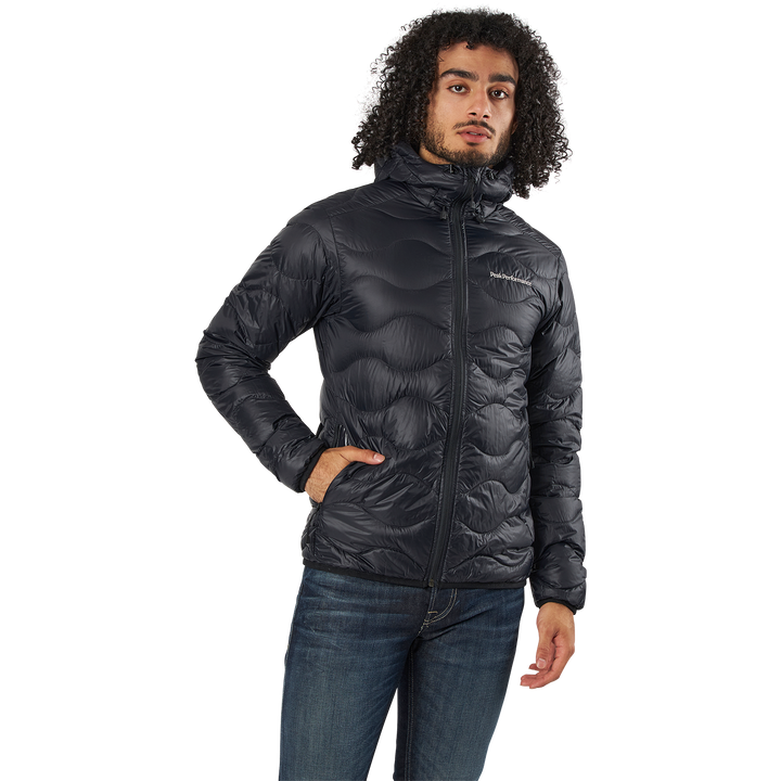 M Helium Down Hood Jacket Black