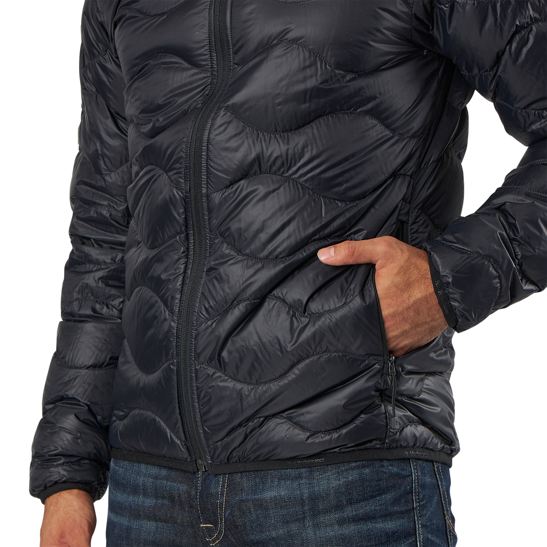 M Helium Down Hood Jacket Black