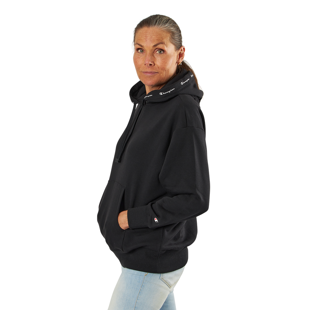 Champion hooded shop sweatshirt black beauty