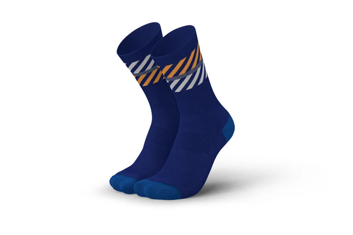 Merino Light Lanes Navy Orange