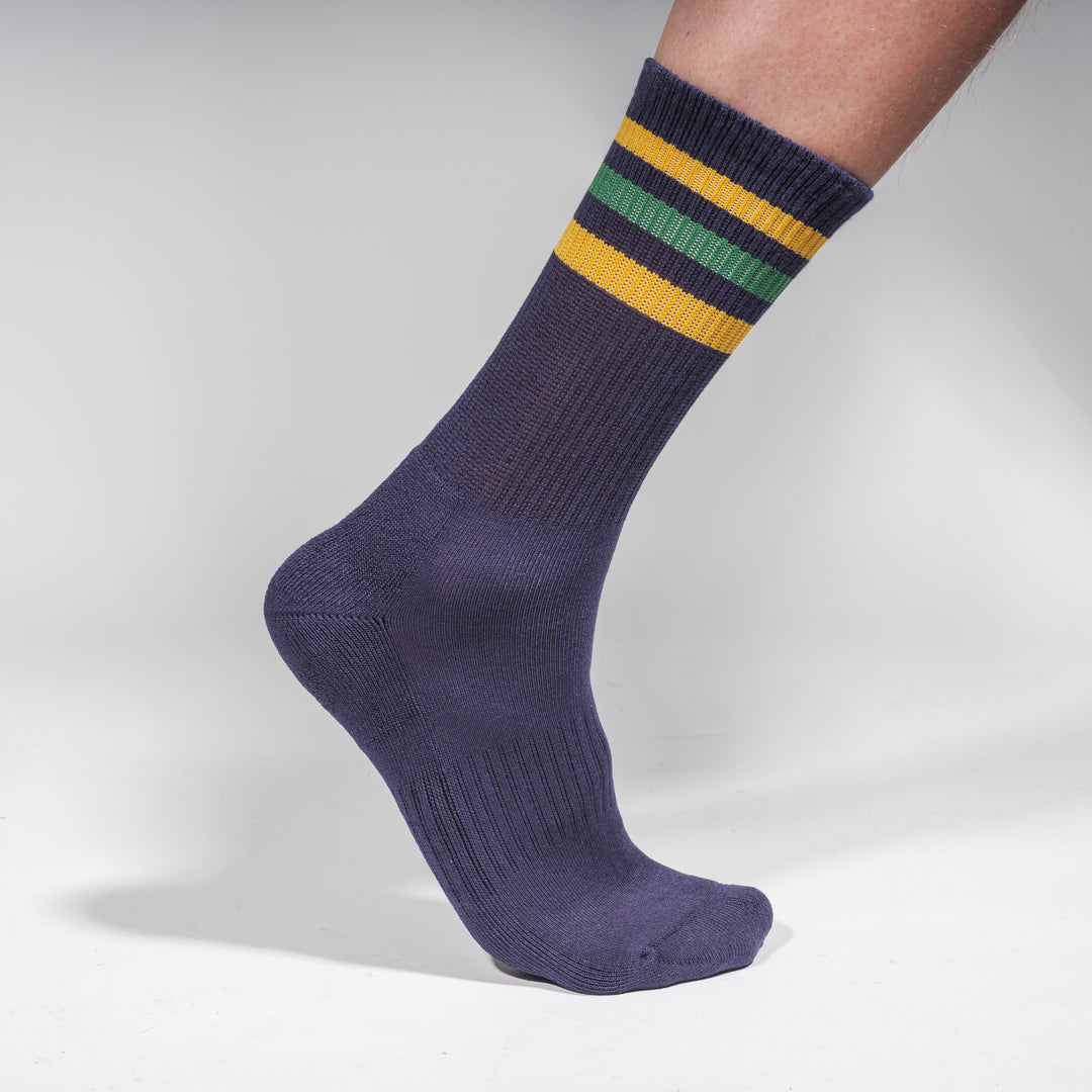 Retro Tennis socks 3-Pack Bamboo (38-45) Multicolor