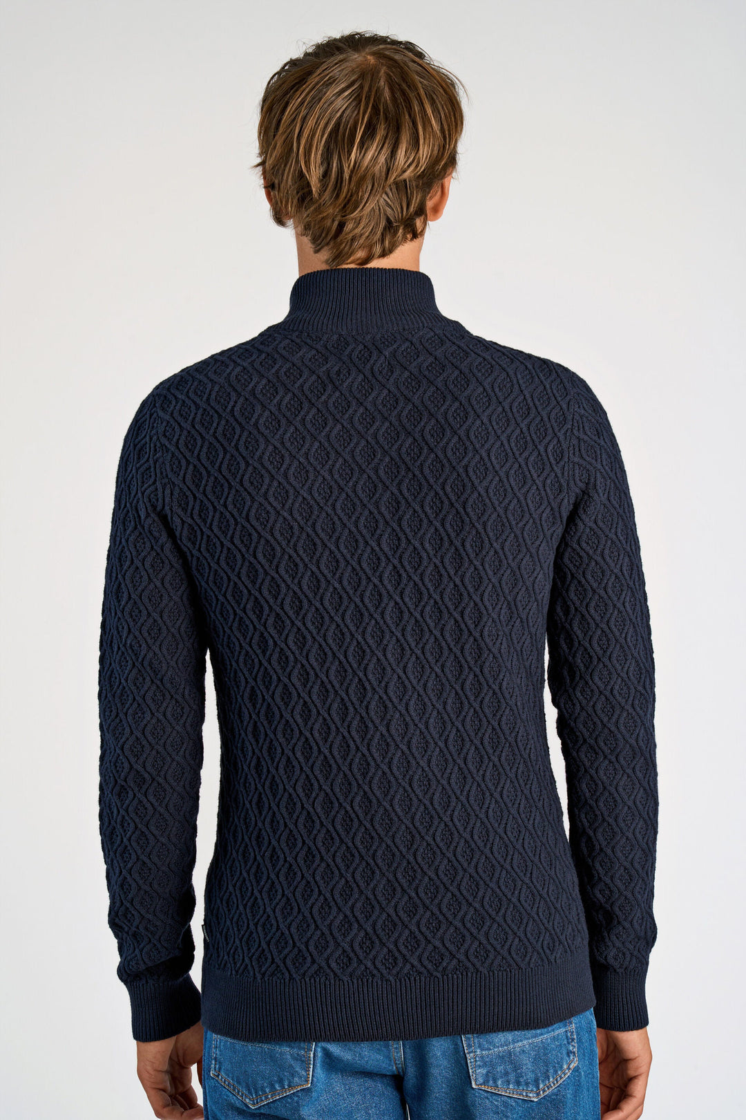 Recycle Full Zip Blue