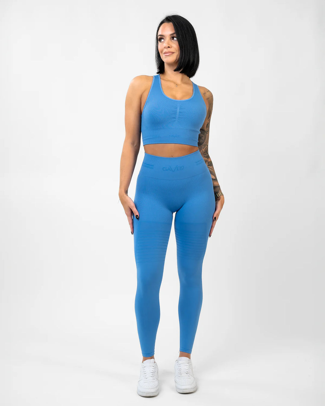 Seamless Signature Gaia Tights Lake Blue