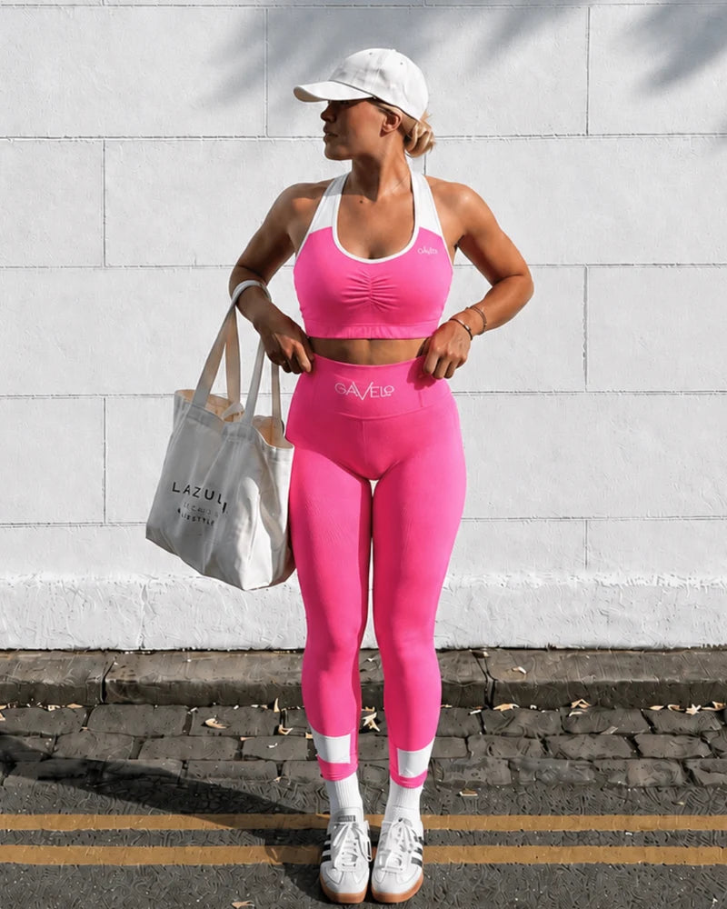 Swirl Tights Pink
