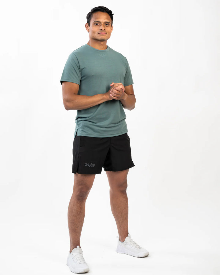 Active Tee Dark Green