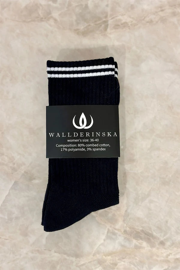 W-crew Sock Black