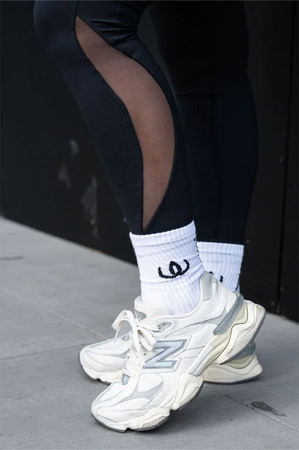 W-crew Sock White