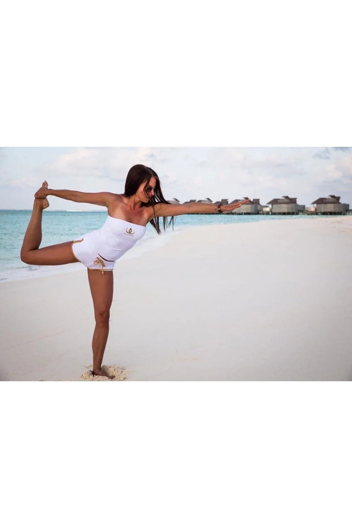 Athletic Tube Top White