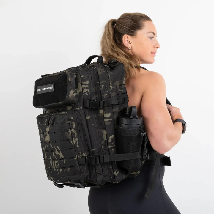 Large Black Camo 45l Hero 3.0  Black Camo